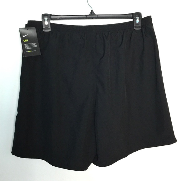 Nike XXL 2XL Shorts Black Running Workout NWT - Picture 3 of 8